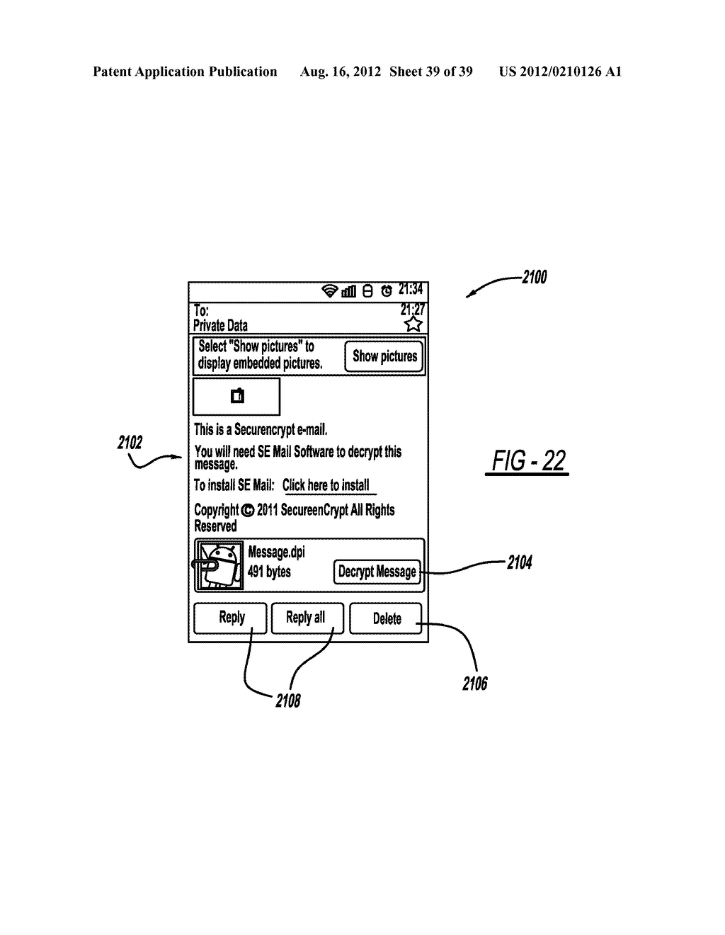 DOCUMENT ENCRYPTION AND DECRYPTION - diagram, schematic, and image 40