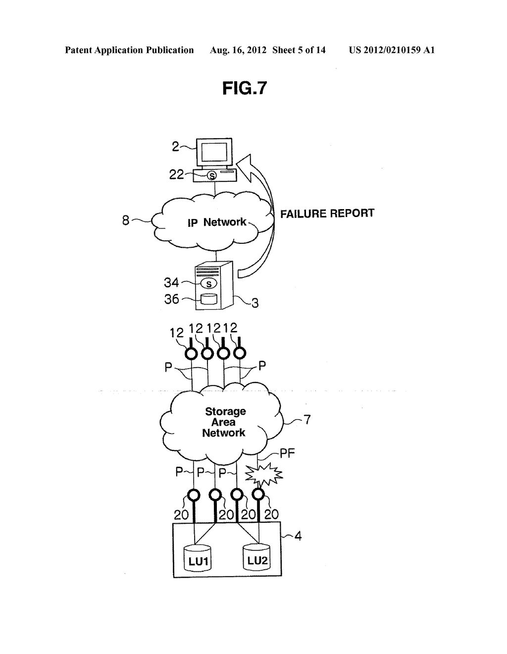 MULTI-HOST MANAGEMENT SERVER IN STORAGE SYSTEM, PROGRAM FOR THE SAME AND     PATH INFORMATION MANAGEMENT METHOD - diagram, schematic, and image 06