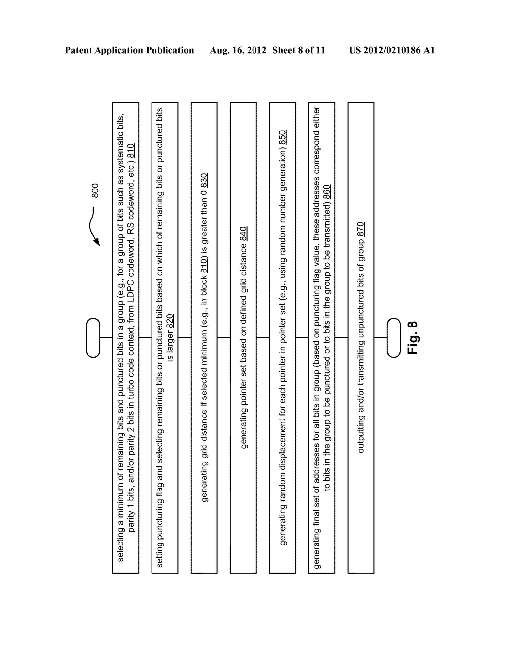 Method and system for data-rate control by randomized bit-puncturing in     communication systems - diagram, schematic, and image 09