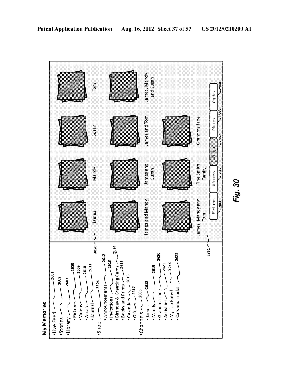 SYSTEM, METHOD, AND TOUCH SCREEN GRAPHICAL USER INTERFACE FOR MANAGING     PHOTOS AND CREATING PHOTO BOOKS - diagram, schematic, and image 38