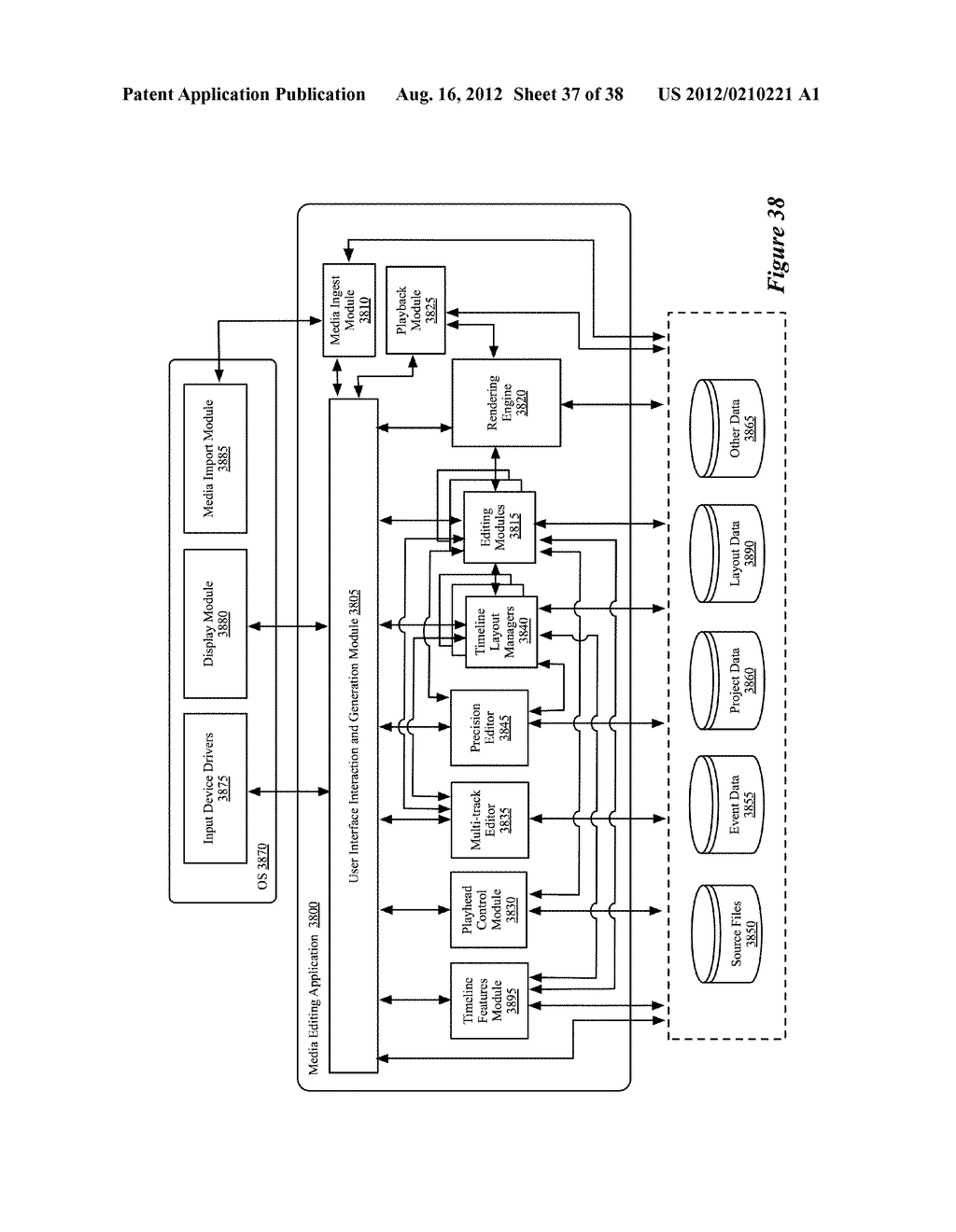 Media-Editing Application with Live Dragging and Live Editing Capabilities - diagram, schematic, and image 38