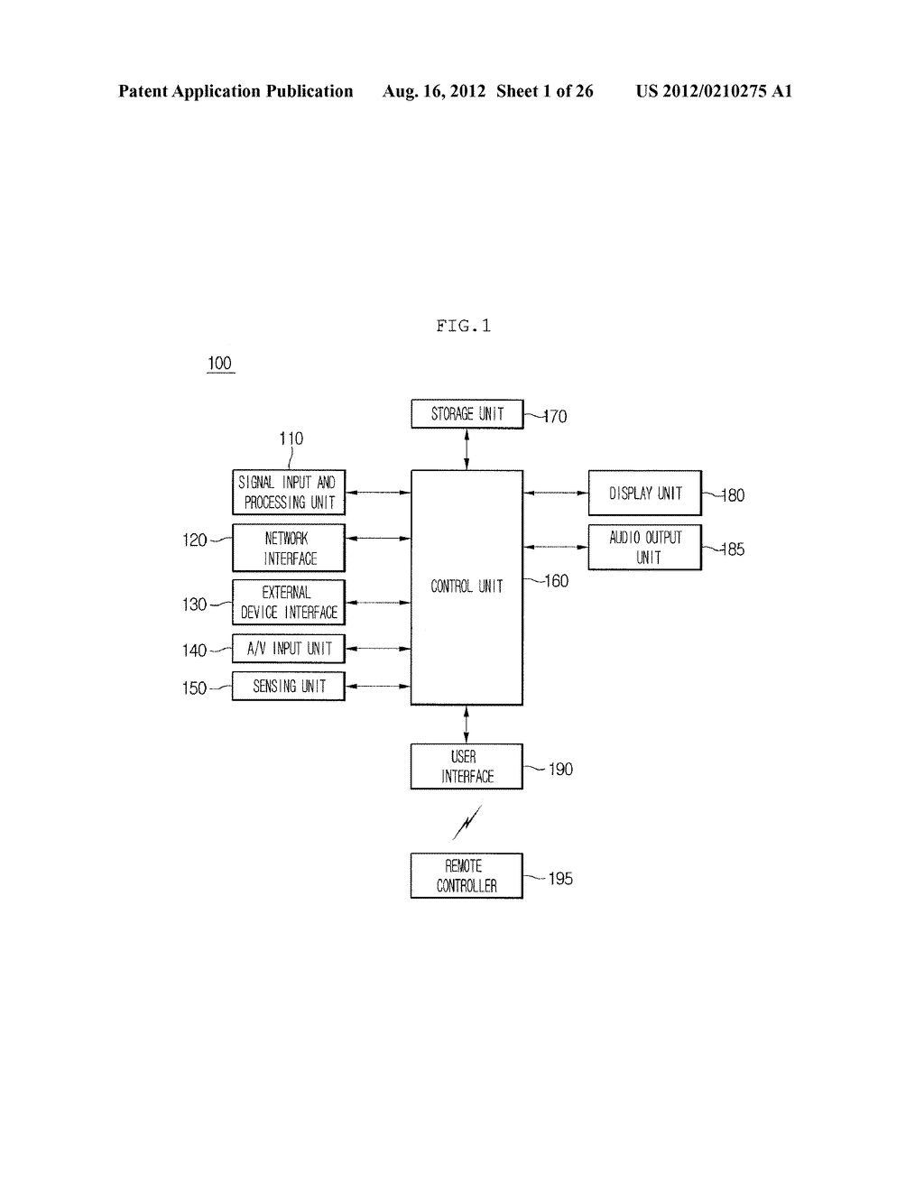 DISPLAY DEVICE AND METHOD OF CONTROLLING OPERATION THEREOF - diagram, schematic, and image 02