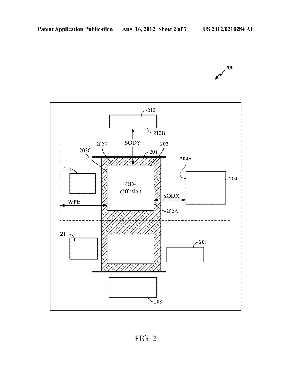 Method and Apparatus for Characterizing and Reducing Proximity Effect on     Cell Electrical Characteristics - diagram, schematic, and image 03