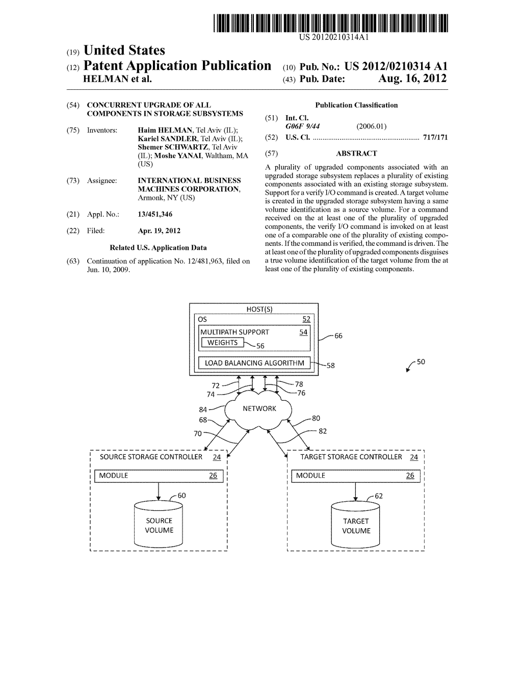 CONCURRENT UPGRADE OF ALL COMPONENTS IN STORAGE SUBSYSTEMS - diagram, schematic, and image 01