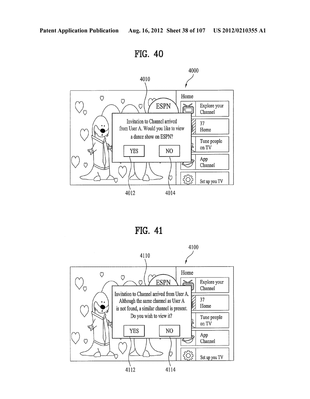 MULTI-FUNCTIONAL DISPLAY DEVICE HAVING AN ELECTRONIC PROGRAMMING GUIDE AND     METHOD FOR CONTROLLING THE SAME - diagram, schematic, and image 39