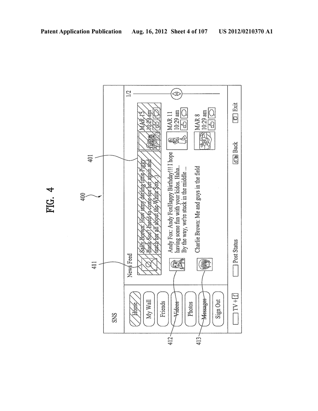 MULTI-PURPOSE DISPLAY DEVICE HAVING A CHANNEL SCAN INTERFACE AND METHOD     FOR CONTROLLING THE SAME - diagram, schematic, and image 05