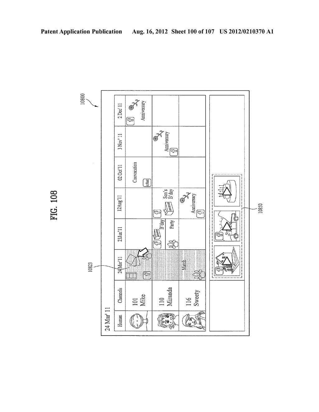 MULTI-PURPOSE DISPLAY DEVICE HAVING A CHANNEL SCAN INTERFACE AND METHOD     FOR CONTROLLING THE SAME - diagram, schematic, and image 101