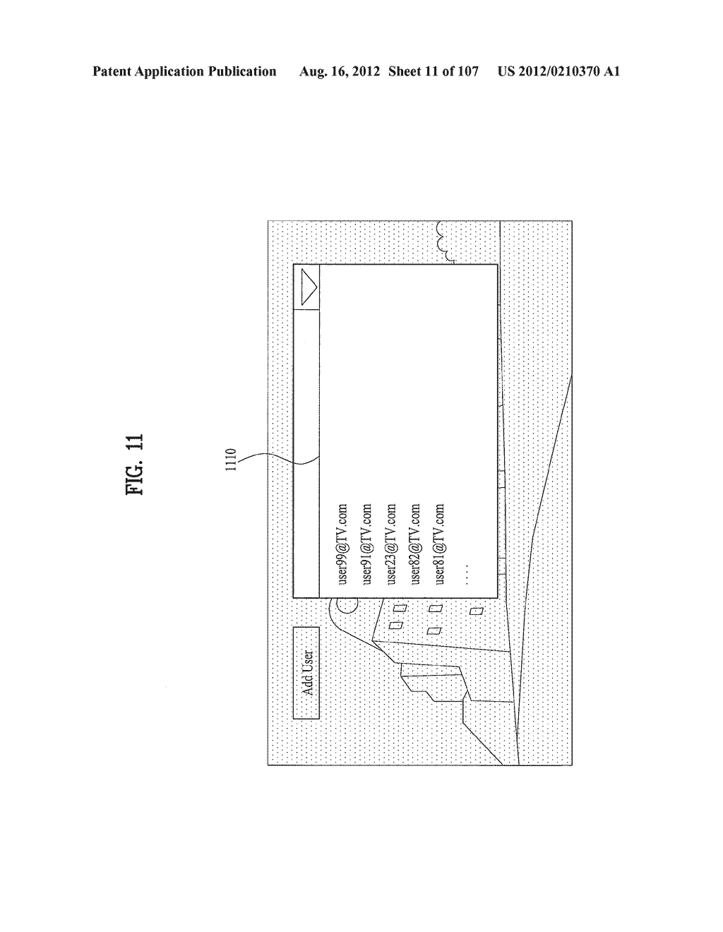 MULTI-PURPOSE DISPLAY DEVICE HAVING A CHANNEL SCAN INTERFACE AND METHOD     FOR CONTROLLING THE SAME - diagram, schematic, and image 12