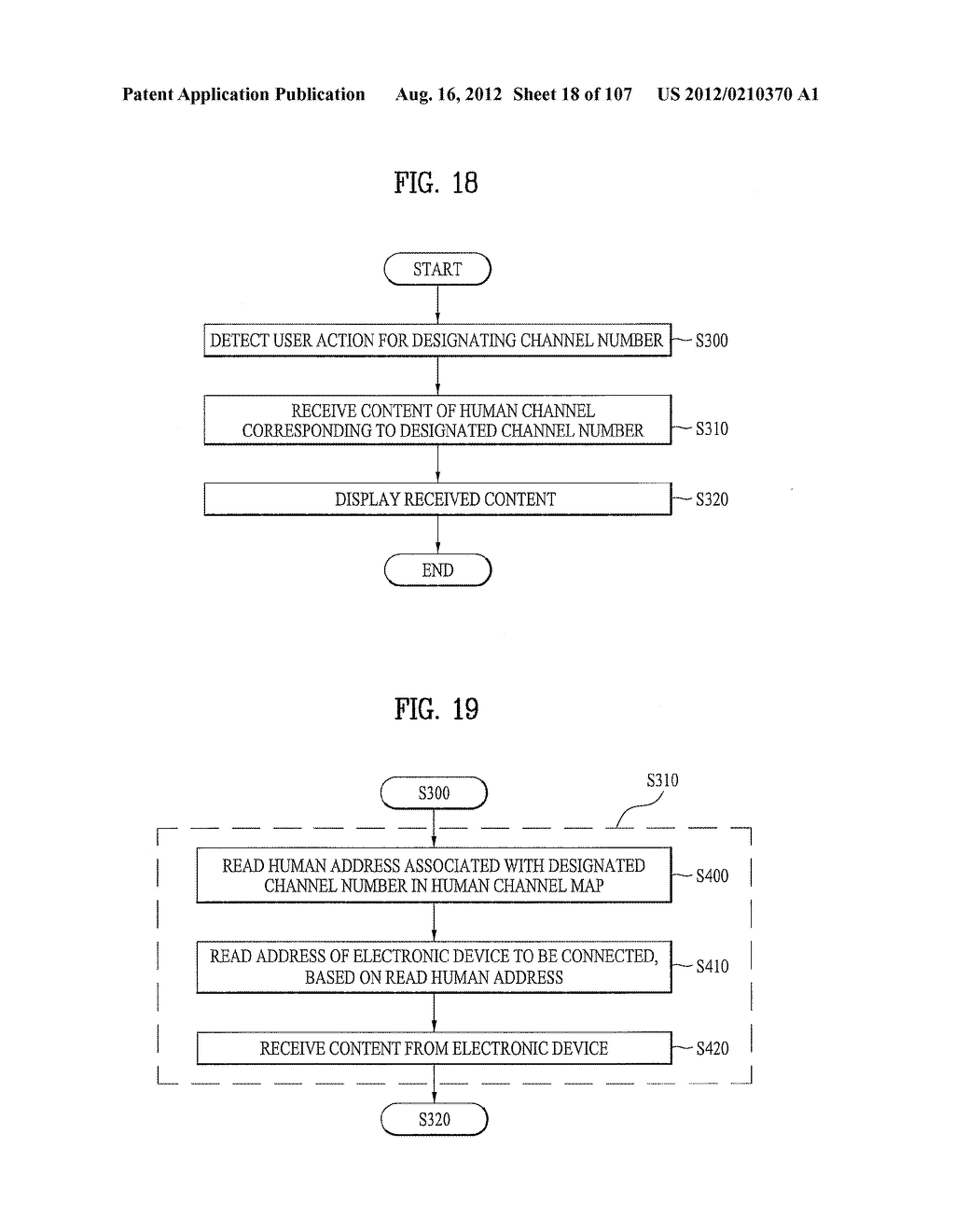 MULTI-PURPOSE DISPLAY DEVICE HAVING A CHANNEL SCAN INTERFACE AND METHOD     FOR CONTROLLING THE SAME - diagram, schematic, and image 19