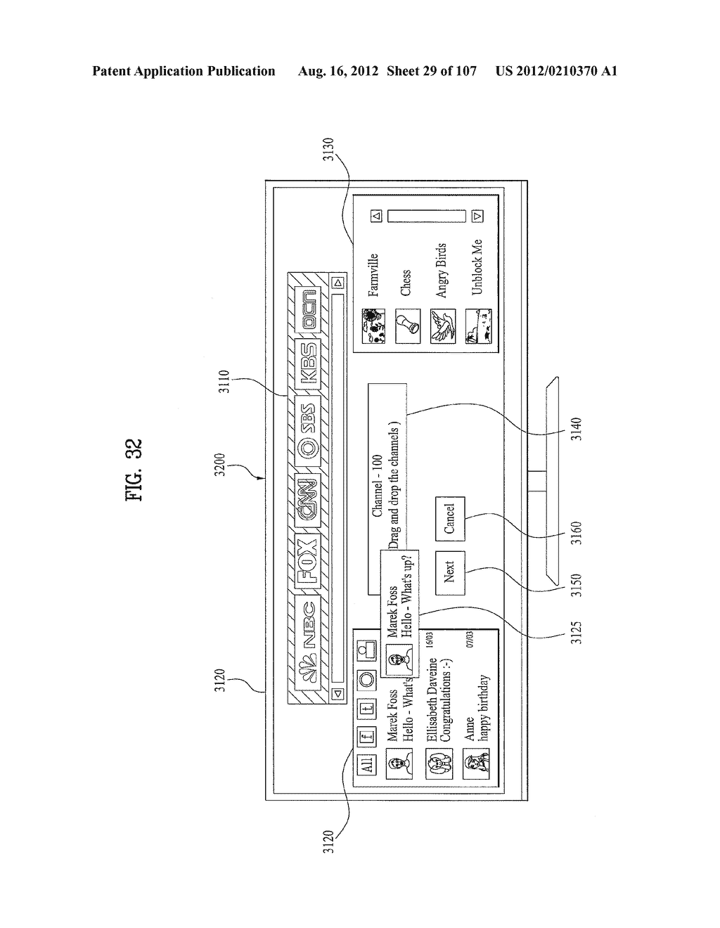 MULTI-PURPOSE DISPLAY DEVICE HAVING A CHANNEL SCAN INTERFACE AND METHOD     FOR CONTROLLING THE SAME - diagram, schematic, and image 30