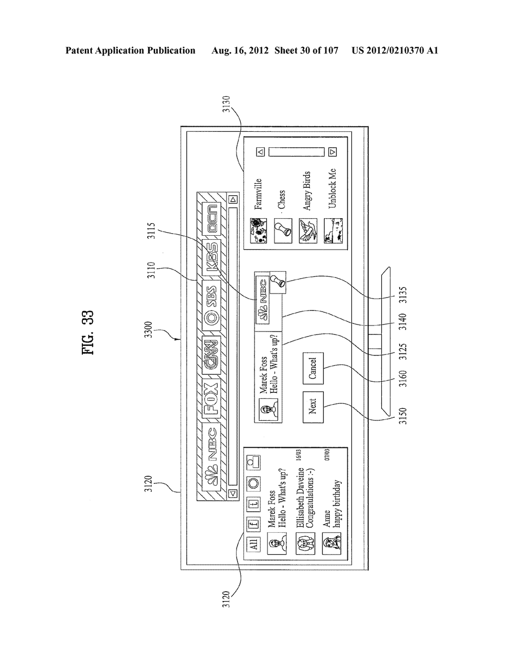 MULTI-PURPOSE DISPLAY DEVICE HAVING A CHANNEL SCAN INTERFACE AND METHOD     FOR CONTROLLING THE SAME - diagram, schematic, and image 31