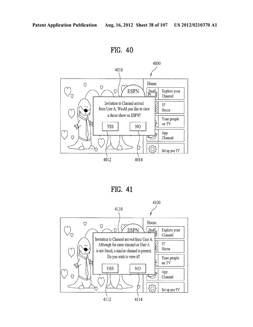 MULTI-PURPOSE DISPLAY DEVICE HAVING A CHANNEL SCAN INTERFACE AND METHOD     FOR CONTROLLING THE SAME - diagram, schematic, and image 39