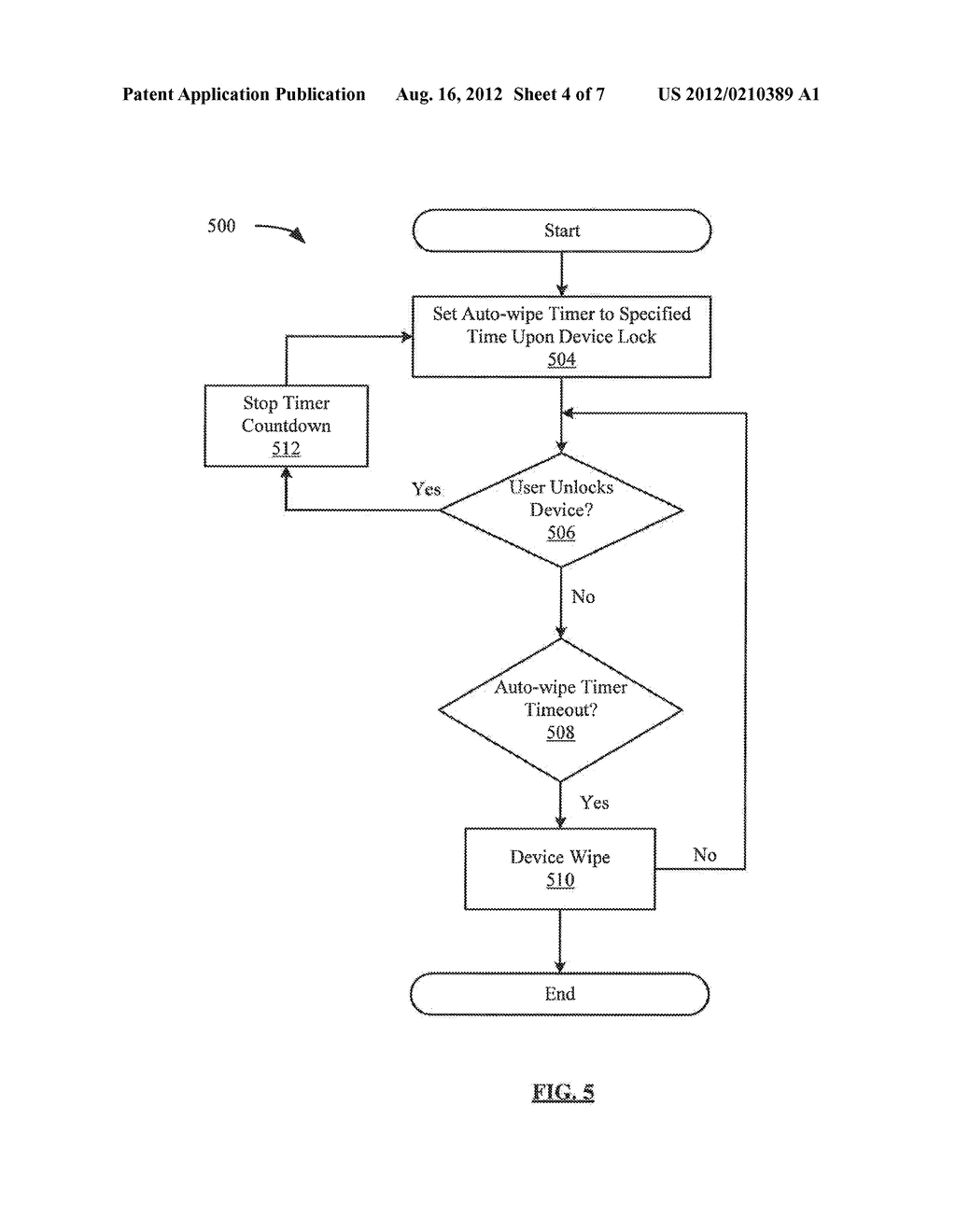 AUTOMATIC SECURITY ACTION INVOCATION FOR MOBILE COMMUNICATIONS DEVICE - diagram, schematic, and image 05