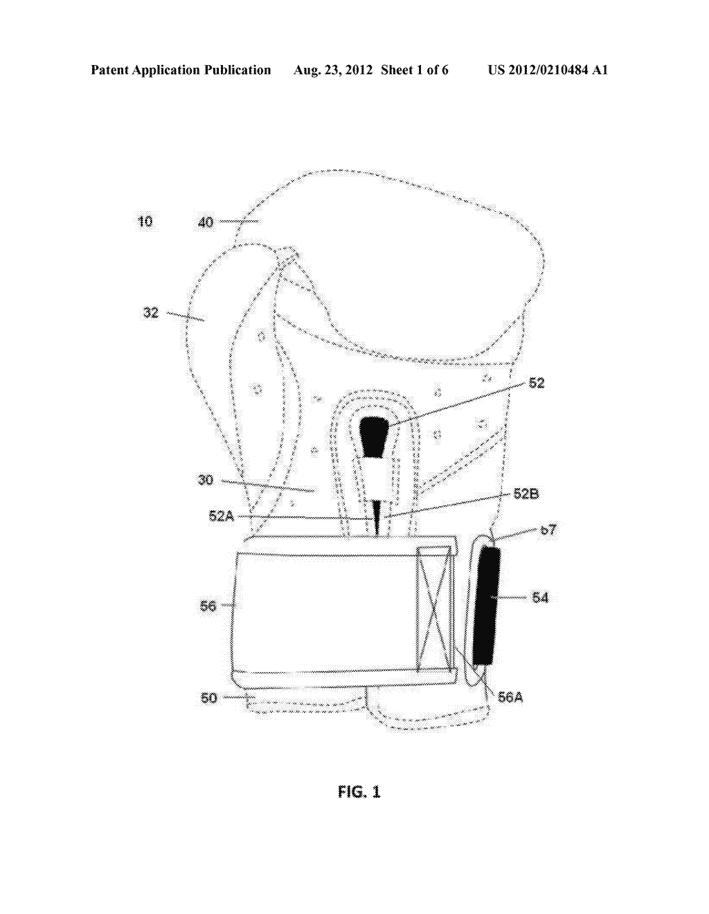 SPORTS GLOVE HAVING IMPROVED WRIST STRAP AND DORSAL SPLINT SYSTEM - diagram, schematic, and image 02