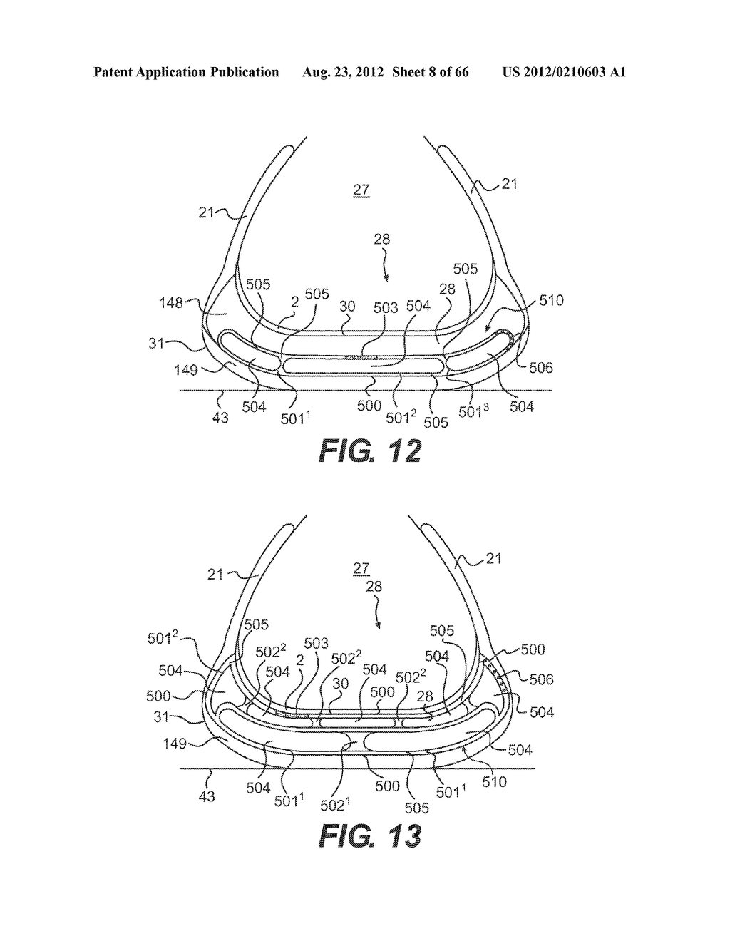 Devices With Internal Flexibility Sipes, Including Siped Chambers For     Footwear - diagram, schematic, and image 09