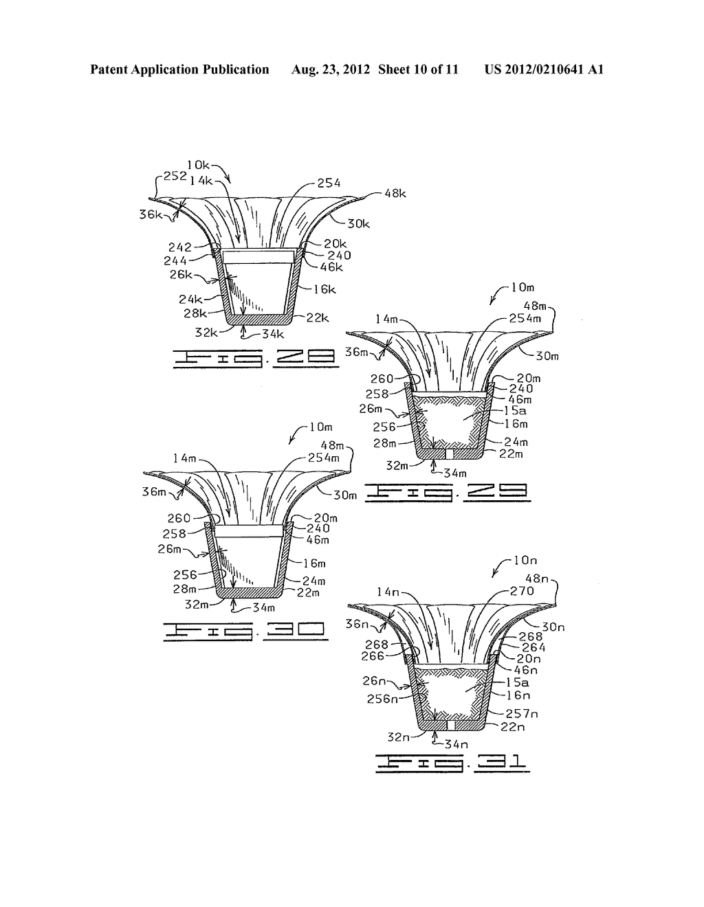 PLANT PACKAGE AND METHODS OF FORMING SAME USING A THERMOPLASTIC FLOWER POT - diagram, schematic, and image 11