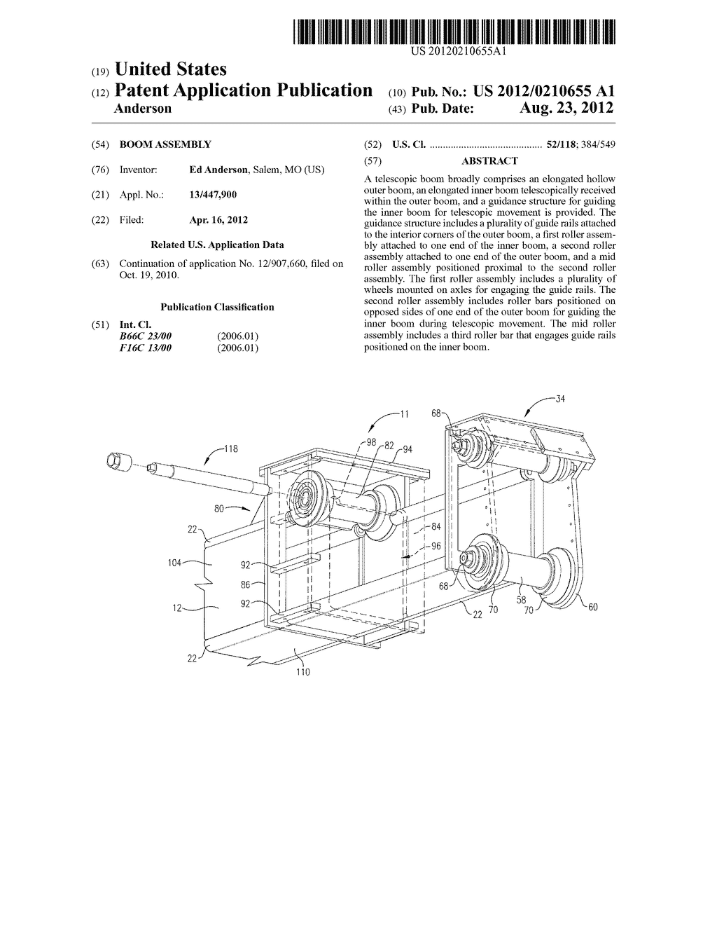 BOOM ASSEMBLY - diagram, schematic, and image 01