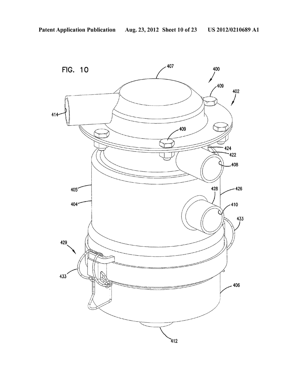 AEROSOL SEPARATOR; AND METHOD - diagram, schematic, and image 11