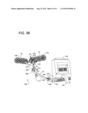 EXTENDABLE JOINTED ARM FOR ENABLING A HAY BALER TO PULL A HAY RAKE DURING     BOTH EASY TRANSPORT AND SIMULTANEOUS OPERATION OF THE HAY BALER AND THE     HAY RAKE diagram and image