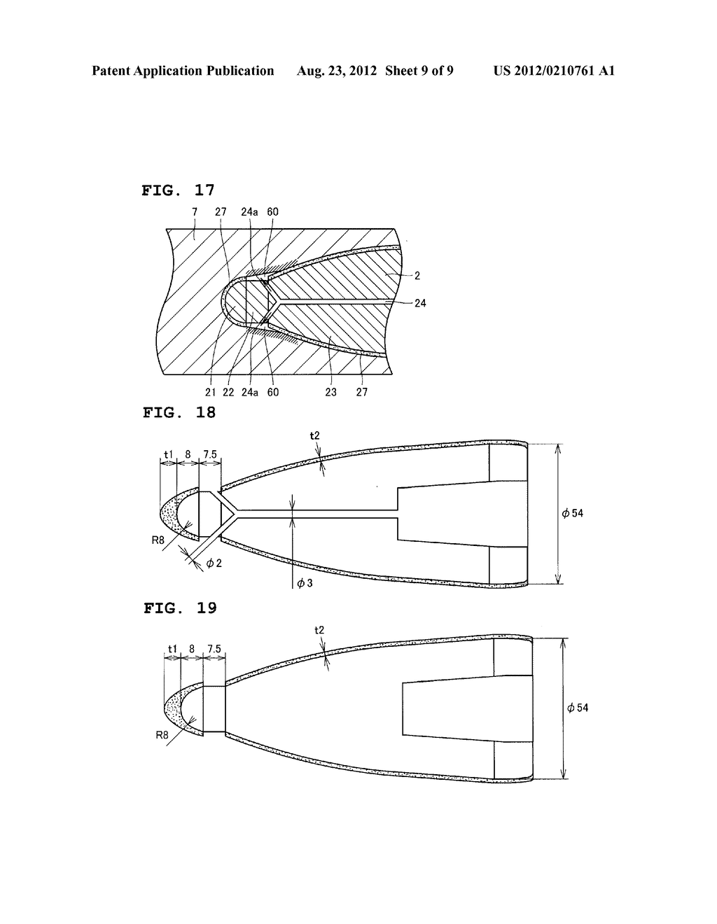 Plug, Piercing-Rolling Mill, and Method of Producing Seamless Tube by     Using the Same - diagram, schematic, and image 10