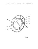 ARRANGEMENT OF A GEAR AND COUPLING ELEMENT FOR TRANSMITTING A ROTATIONAL     MOTION diagram and image