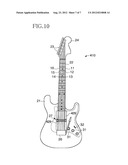 PICKUP DEVICE AND ELECTRIC STRINGED MUSICAL INSTRUMENT USING THE PICKUP     DEVICE diagram and image