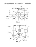 Reciprocating piston mechanism with extended piston offset diagram and image