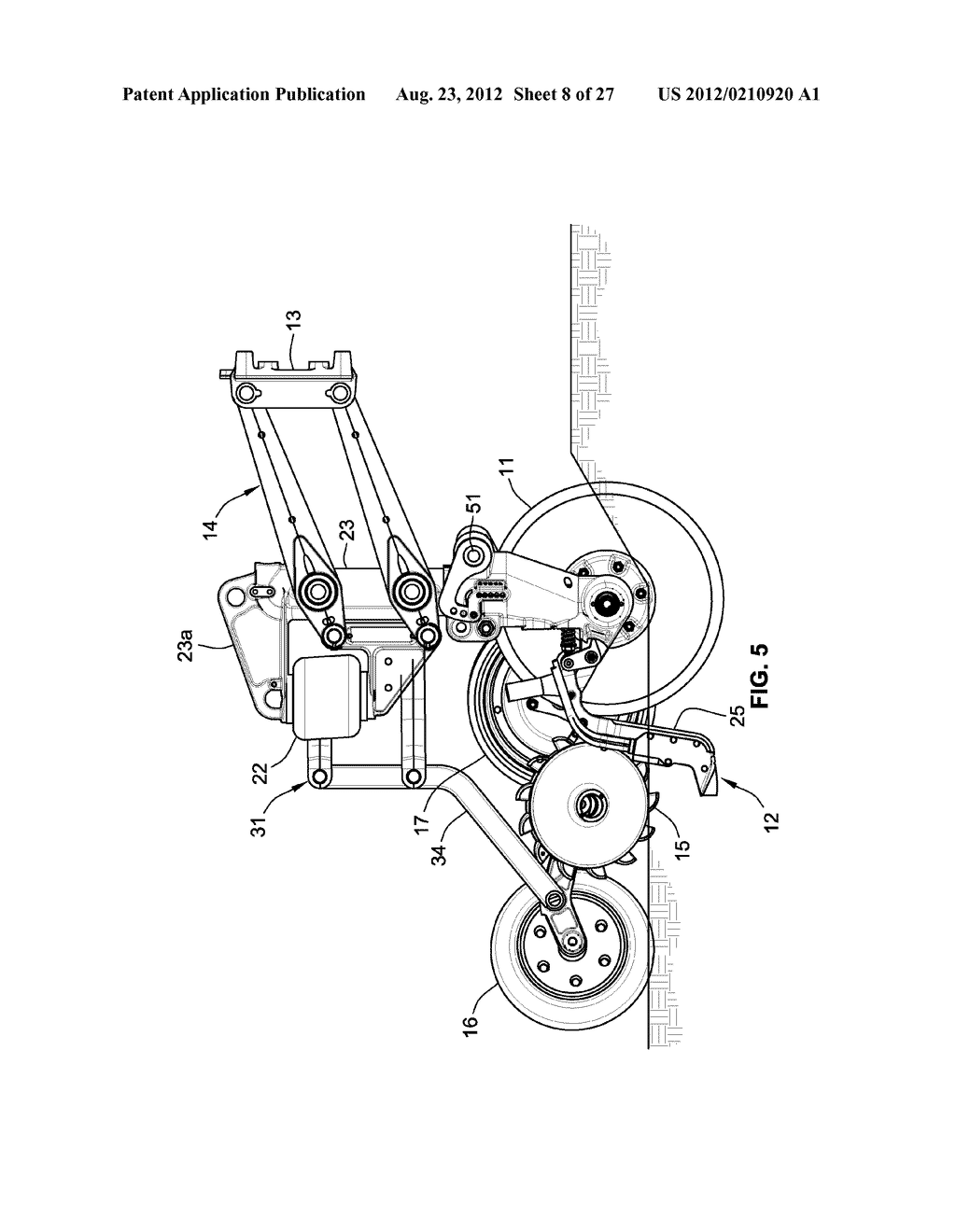 ROW UNIT FOR AGRICULTURAL IMPLEMENT - diagram, schematic, and image 09