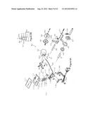 Gas Carrying Threading Device of Sewing Machine diagram and image