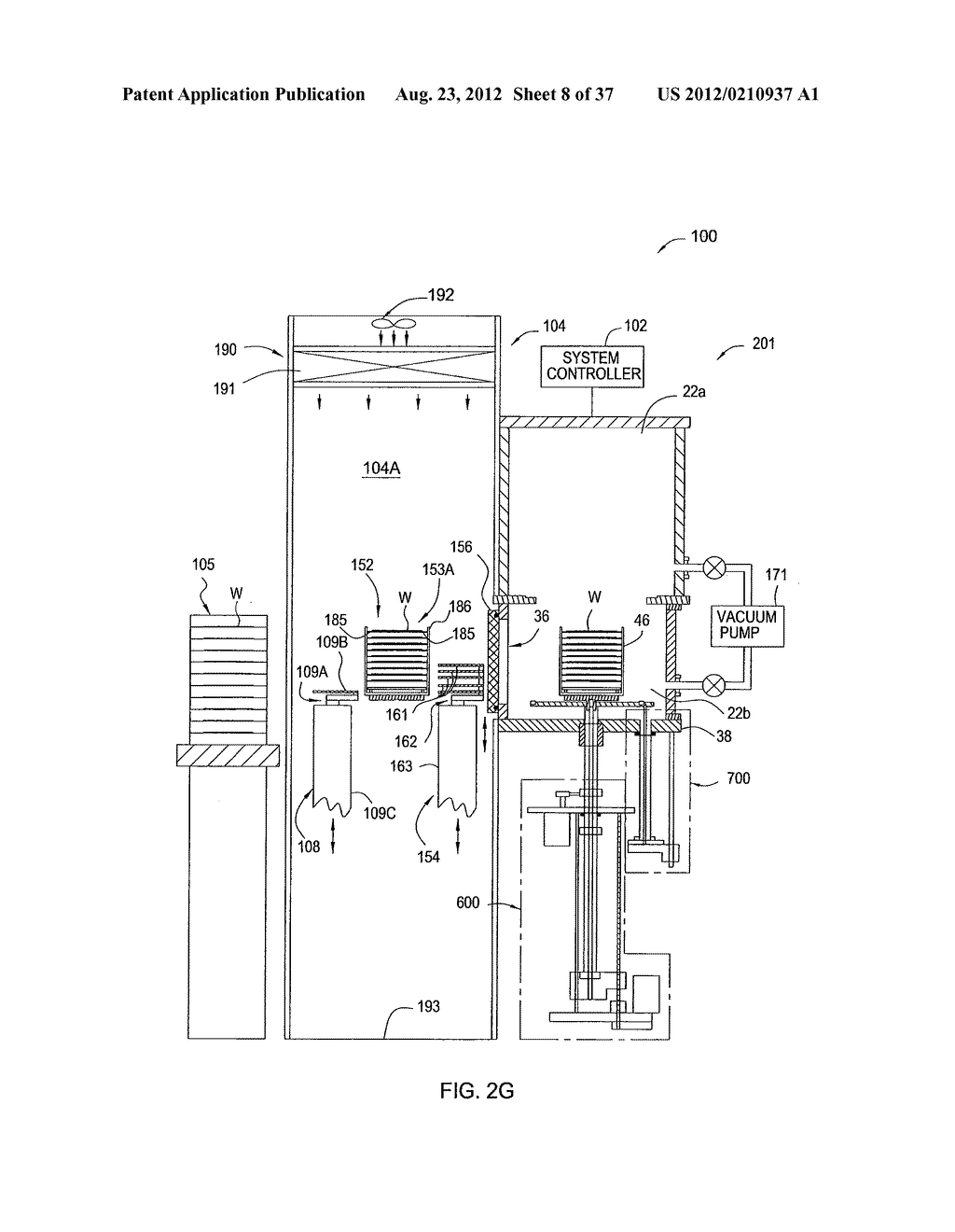 SUBSTRATE PROCESSING APPARATUS USING A BATCH PROCESSING CHAMBER - diagram, schematic, and image 09