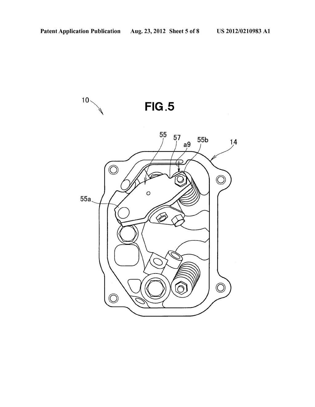 VERTICAL, MULTI-LINK, ADJUSTABLE-STROKE TYPE ENGINE - diagram, schematic, and image 06