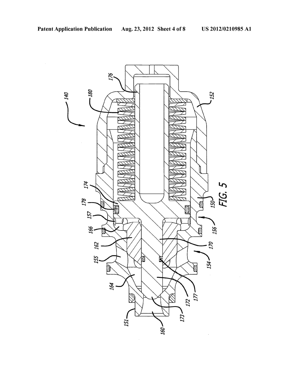 Two stroke, opposed-piston engines with engine braking - diagram, schematic, and image 05