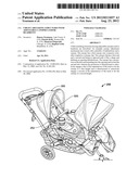 CHILD CARETAKING STRUCTURES WITH ADJUSTABLE CANOPIES AND/OR HEADRESTS diagram and image