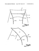 COLLAPSIBLE PORTABLE SHELTER diagram and image