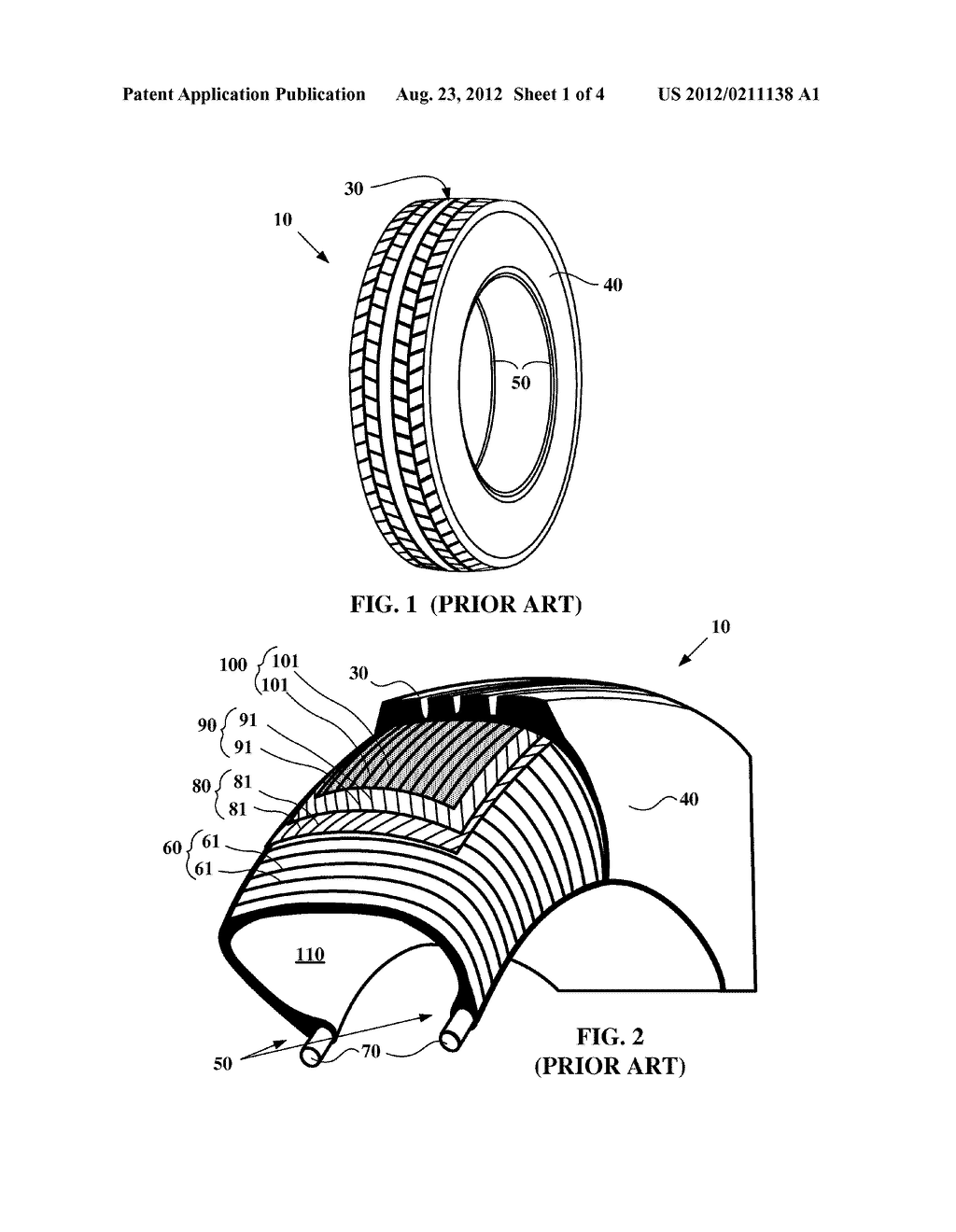 TIRE FOR HEAVY GOODS VEHICLE HAVING REINFORCED BEAD - diagram, schematic, and image 02