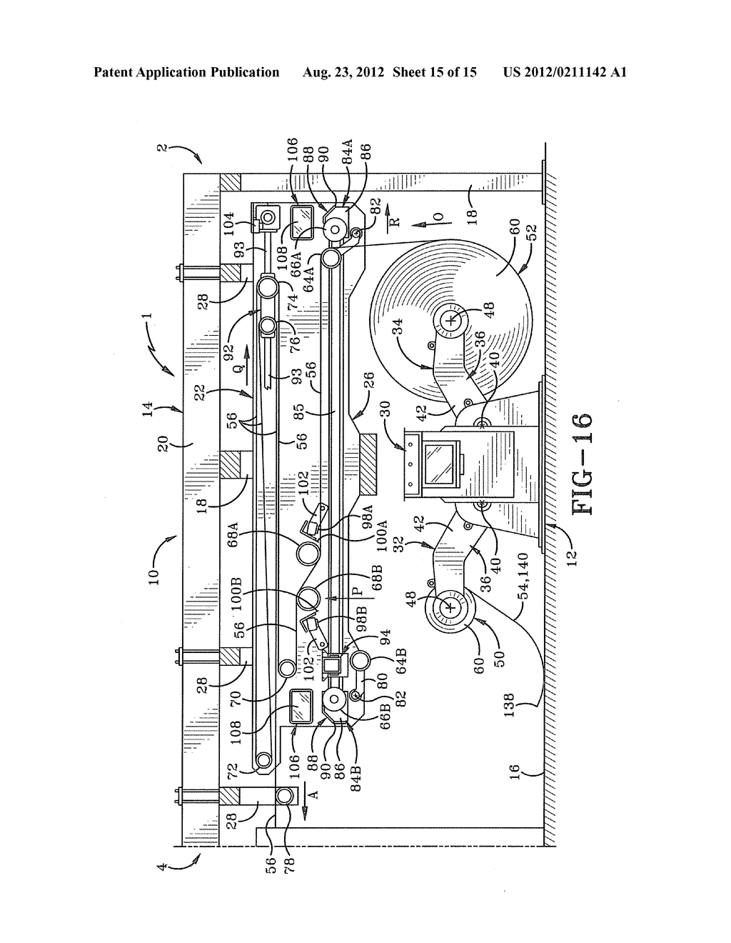 METHOD AND APPARATUS FOR SPLICING A PAPER ROLL - diagram, schematic, and image 16