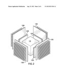 MULTIDIMENSIONAL HEAT TRANSFER SYSTEM FOR COOLING ELECTRONIC COMPONENTS diagram and image