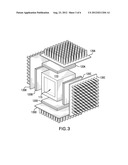 MULTIDIMENSIONAL HEAT TRANSFER SYSTEM FOR COOLING ELECTRONIC COMPONENTS diagram and image