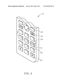 Method of fabricating a keypad structure having an engraved pattern,     keypad structure, and keypad semi-structure diagram and image