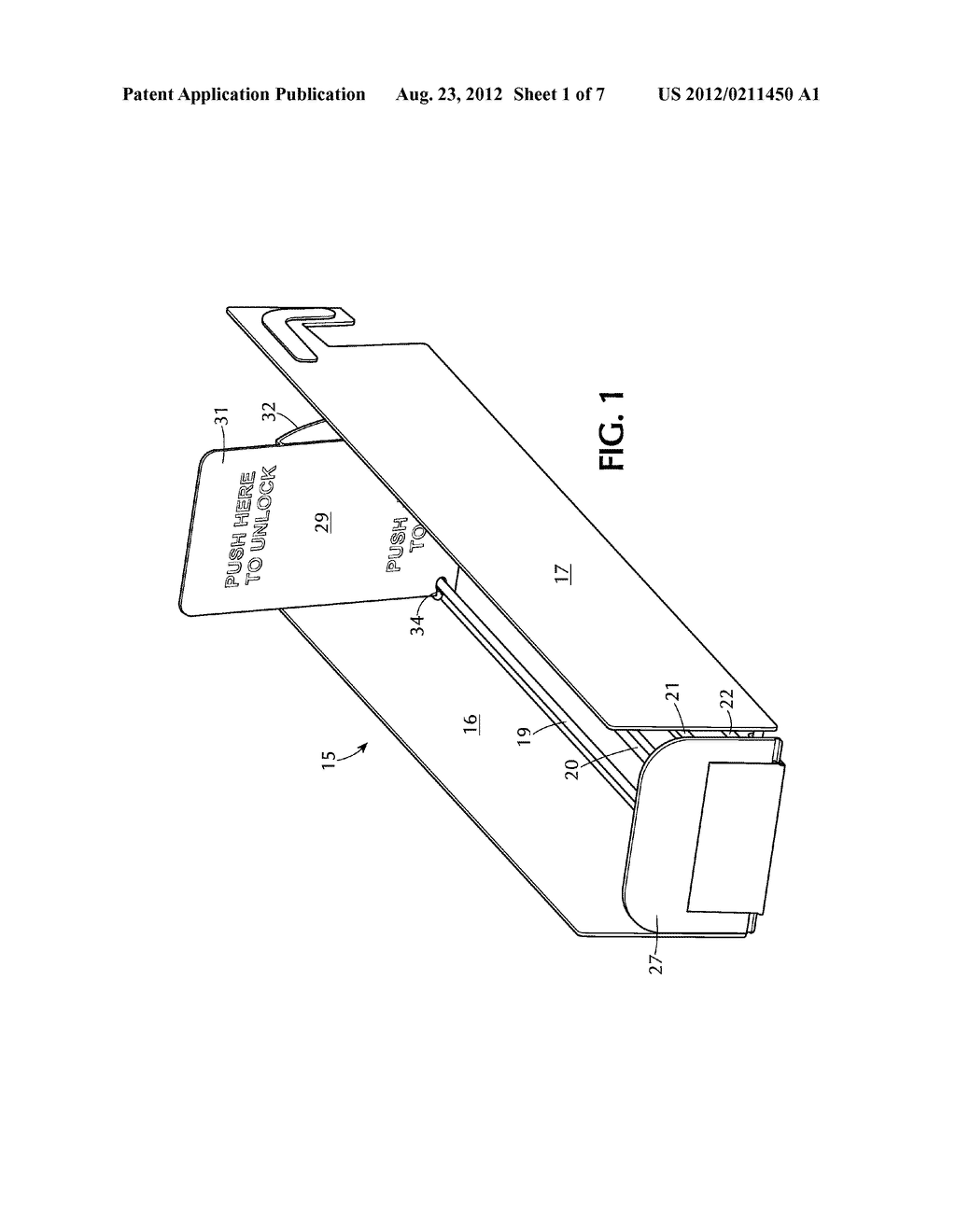 POSITION LOCK FOR PRODUCT DISPLAY RACK - diagram, schematic, and image 02