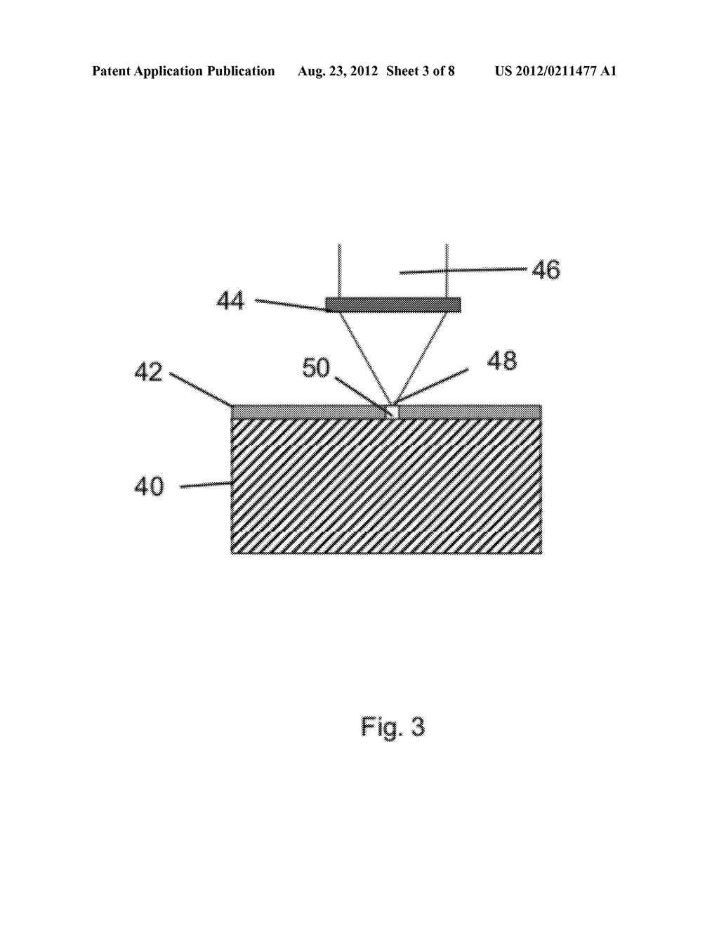 METHOD AND APPARATUS FOR IMPROVED LASER SCRIBING OF OPTO-ELECTRIC DEVICES - diagram, schematic, and image 04