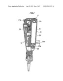 GAS COMBUSTION TYPE DRIVING TOOL diagram and image