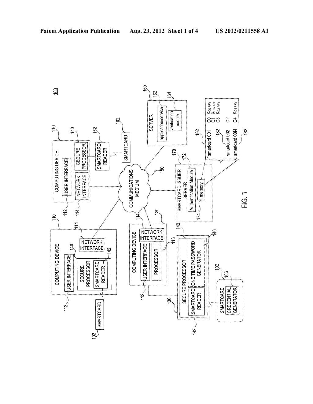 SYSTEM AND METHOD FOR BINDING A SMARTCARD AND A SMARTCARD READER - diagram, schematic, and image 02