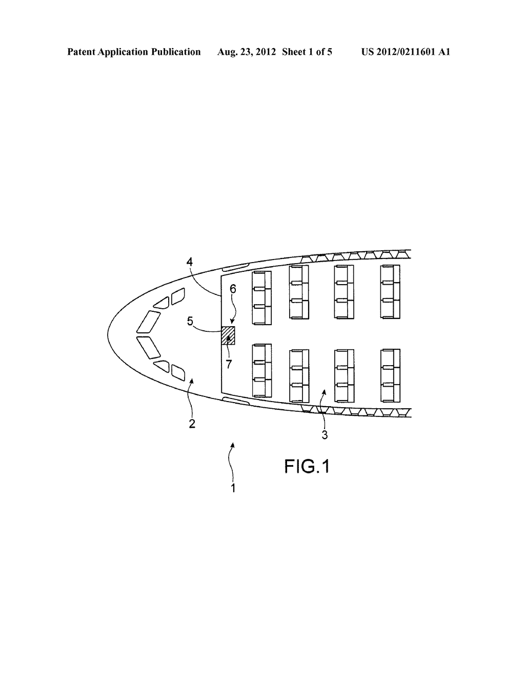 AIRCRAFT NOSE SECTION INCLUDING A LOCK FOR ACCESSING THE COCKPIT - diagram, schematic, and image 02