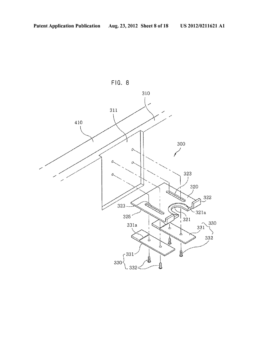 APPARATUS FOR FIXING AN INSULATION PANEL OF A CARGO AND INSULATION PANEL     THEREOF - diagram, schematic, and image 09