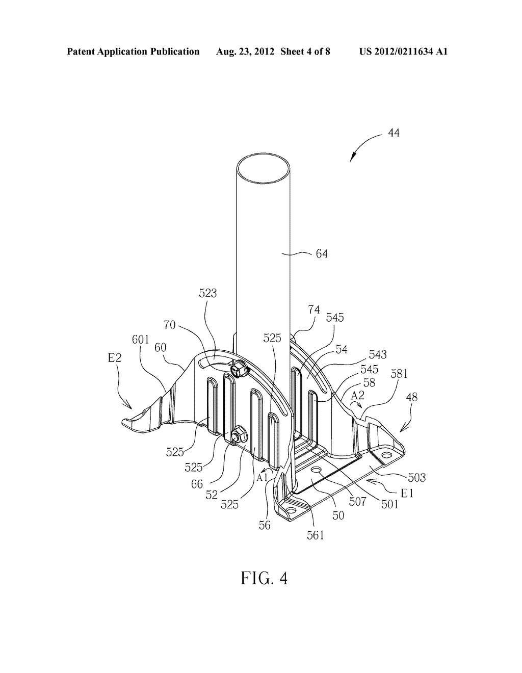 SUPPORTING PEDESTAL AND RELATED ANTENNA SYSTEM - diagram, schematic, and image 05