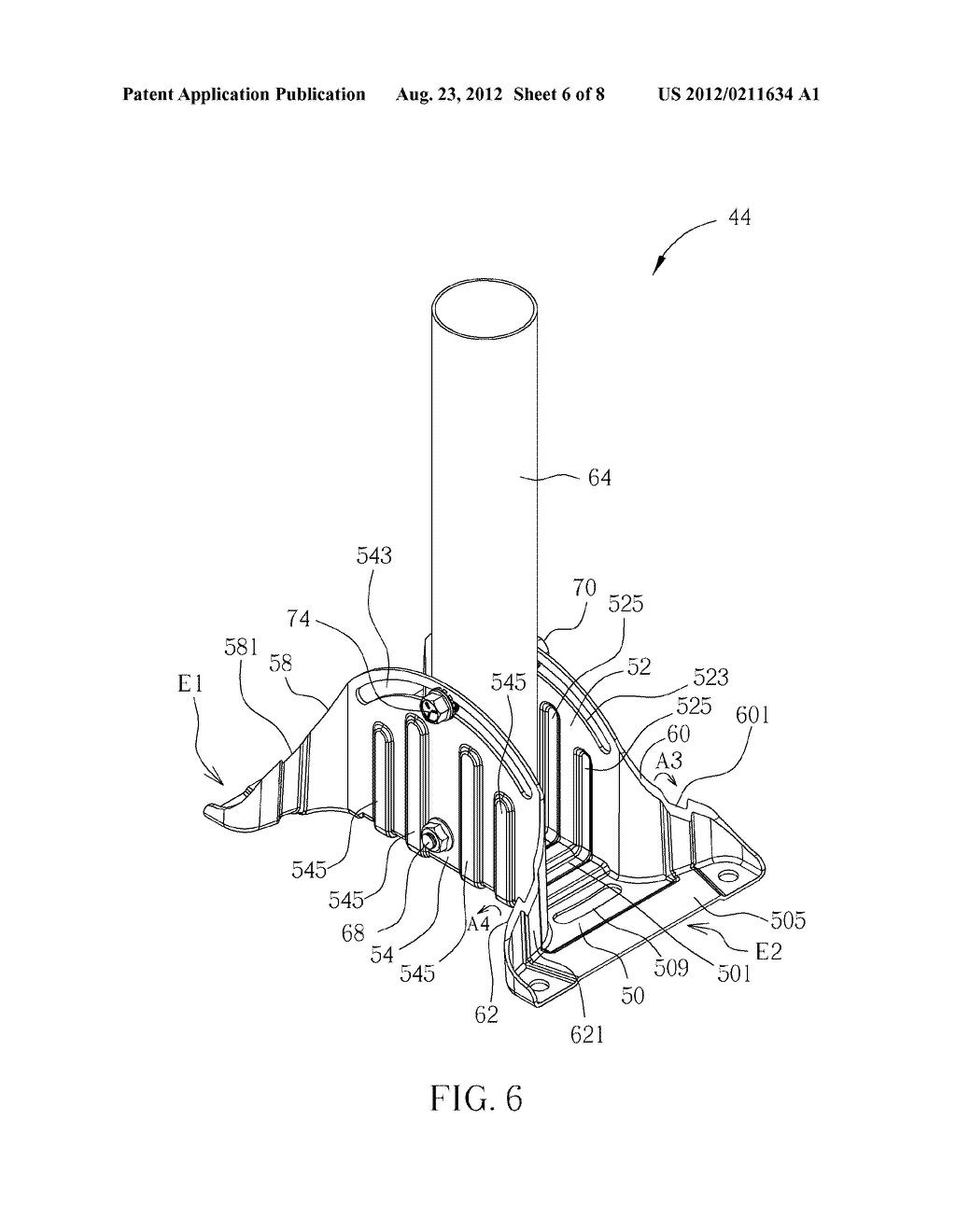 SUPPORTING PEDESTAL AND RELATED ANTENNA SYSTEM - diagram, schematic, and image 07