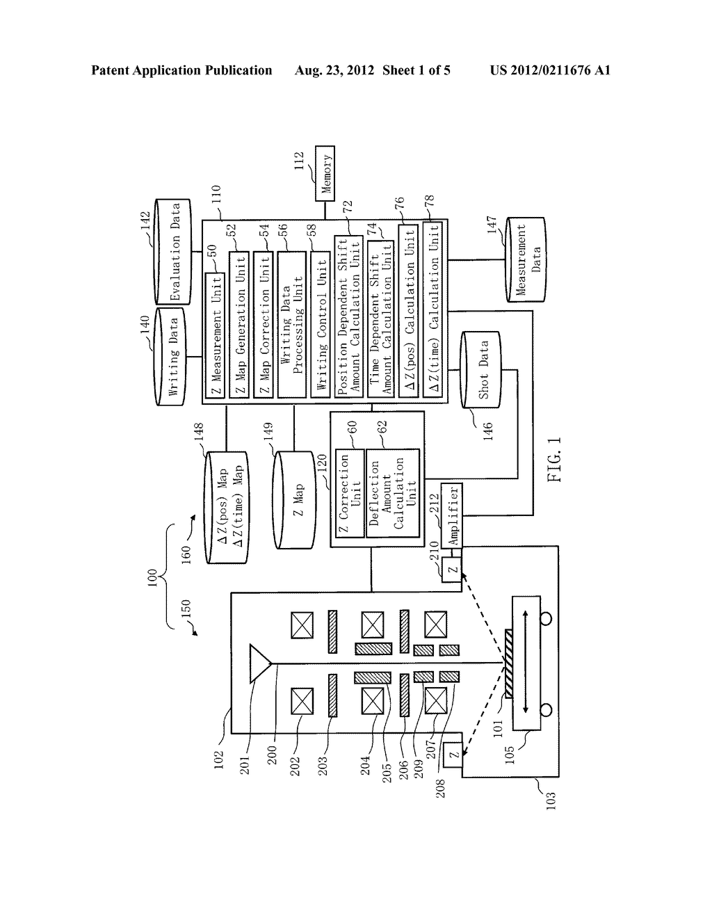 CHARGED PARTICLE BEAM WRITING APPARATUS AND CHARGED PARTICLE BEAM WRITING     METHOD - diagram, schematic, and image 02