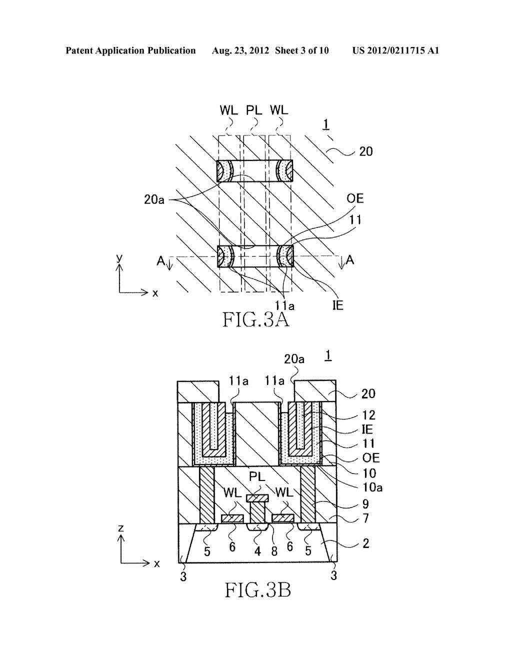 SEMICONDUCTOR DEVICE INCLUDING PHASE CHANGE MATERIAL AND METHOD OF     MANUFACTURING SAME - diagram, schematic, and image 04