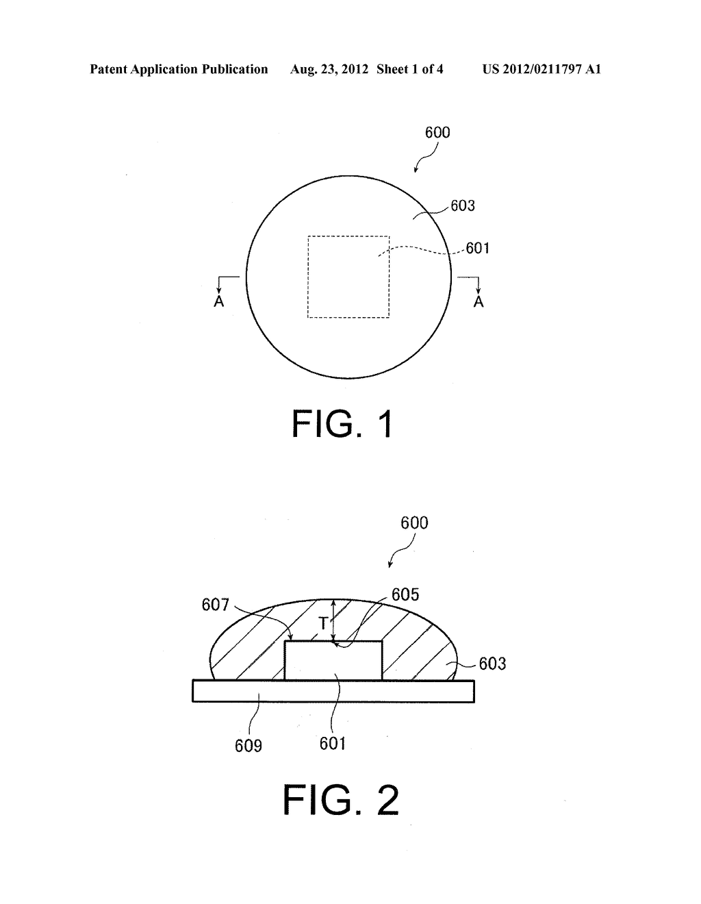 HEAT-CURABLE SILICONE RESIN COMPOSITION FOR SEALING OPTICAL     SEMICONDUCTORS, AND A SEALED OPTICAL SEMICONDUCTOR USING THE SAME - diagram, schematic, and image 02